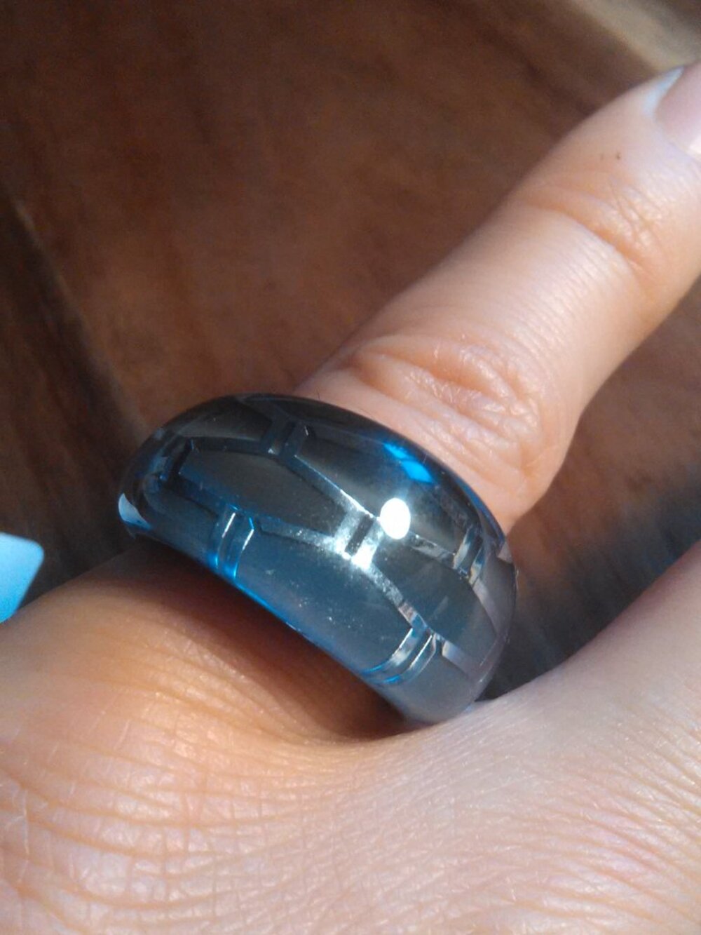Calvin Klein Closeout Stainless Steel Abstract Ring (Size 6)